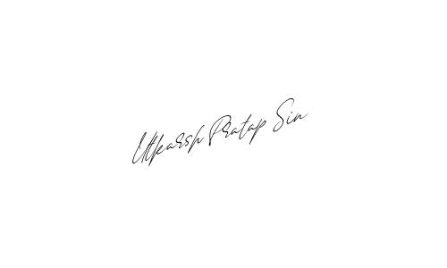 Utkarsh Pratap Sin name signature